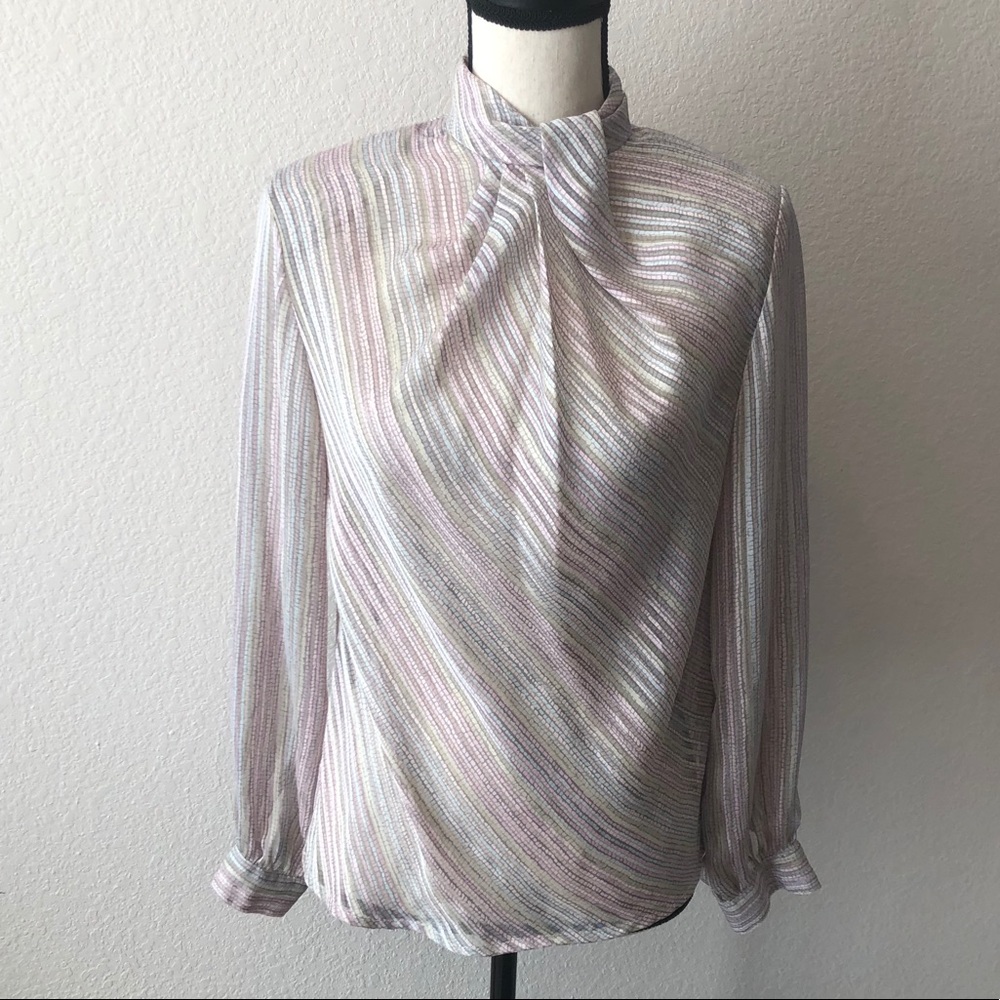 Vintage 80s Sheer Blouse